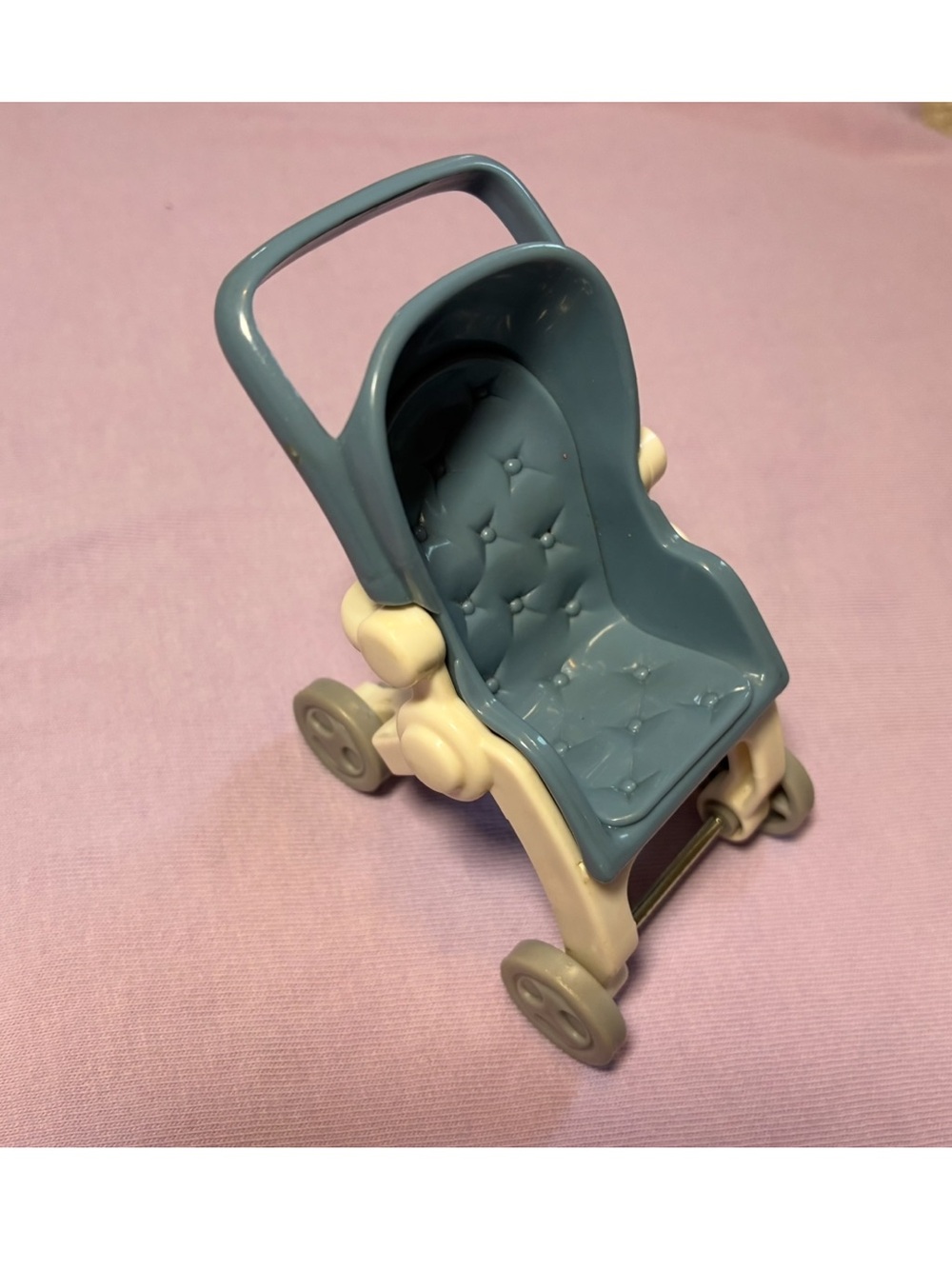 Vintage 1999 Mattel Fisher price doll house stroller